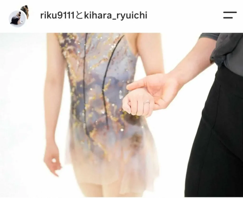 三浦璃来さん左手の婚約指輪