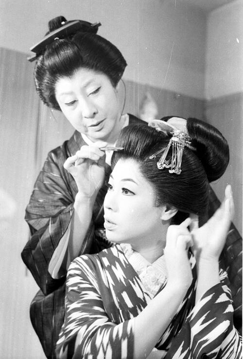 初代・水谷八重子さんとのツーショット