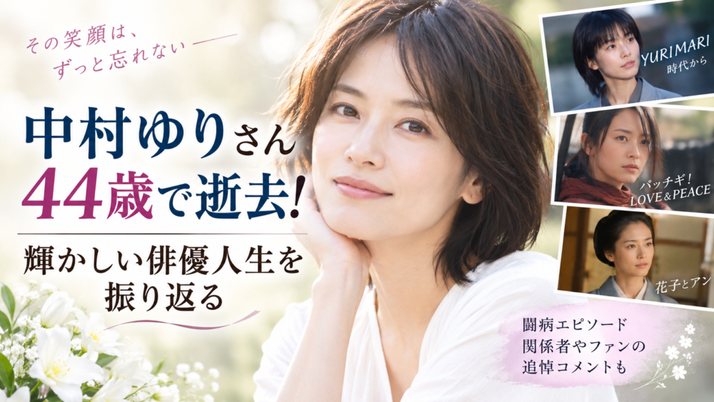 中村ゆりさん逝去